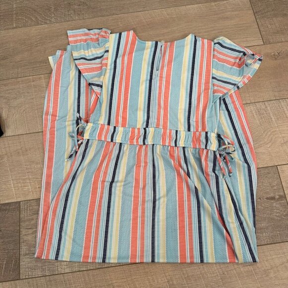 STELLA AND SIENNA STRIPED YOUTH GIRLS DRESS SIZE LARGE - Picture 8 of 8